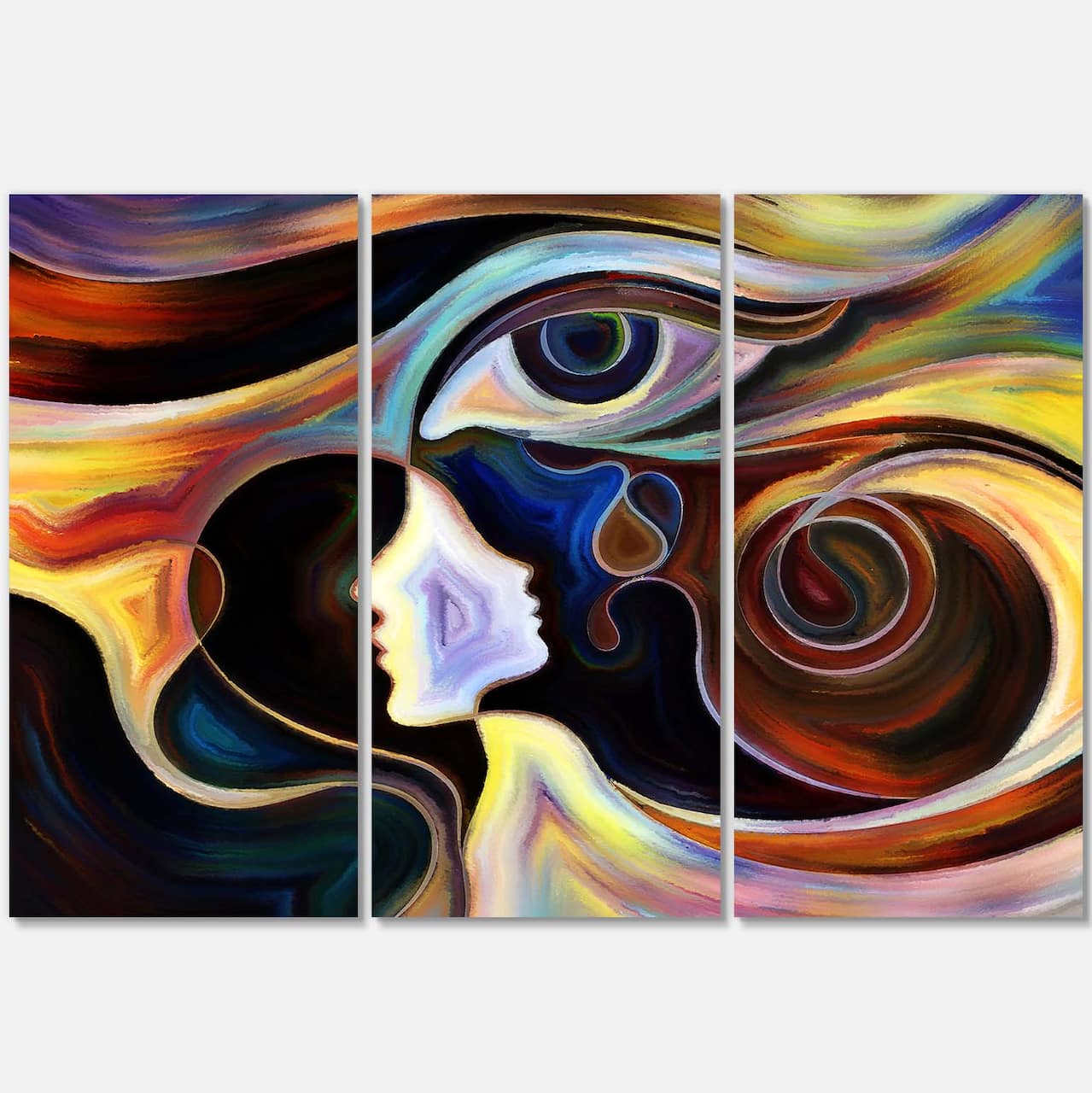 Designart - Colorful Intuition - Abstract Canvas Print